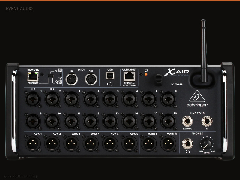 XR18 Event Mixer Package